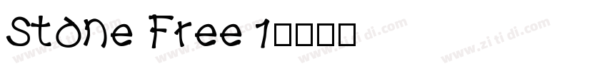 Stone Free 1字体转换